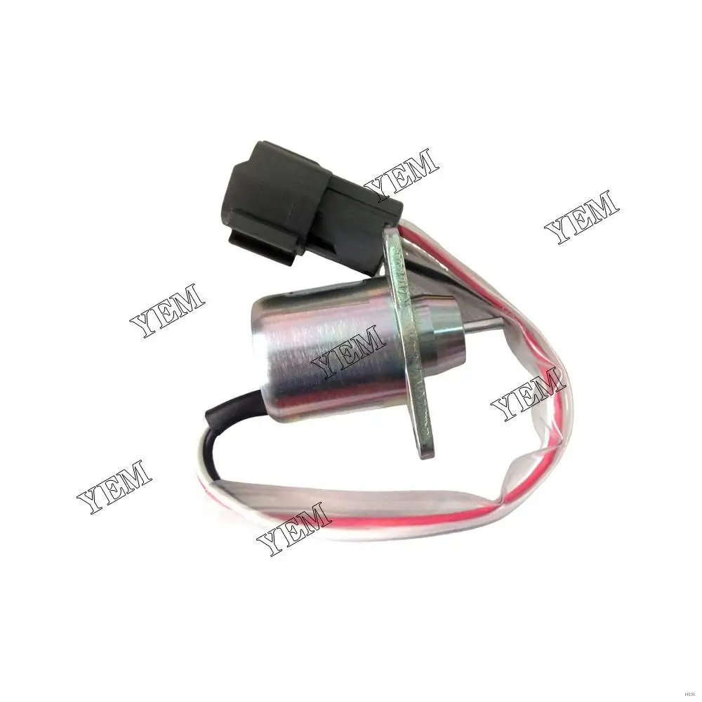 High Performance Fuel Solenoid 12V SA-4673-S for Yanmar 4NTE94 Engine on Mini Excavator Tractor