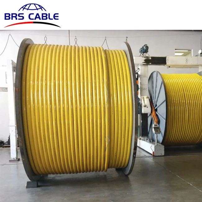 Twisted Pair Underwater Neutral Buoyancy Umbilical Power Fiber Hybrid Cable ROV Tether Cable
