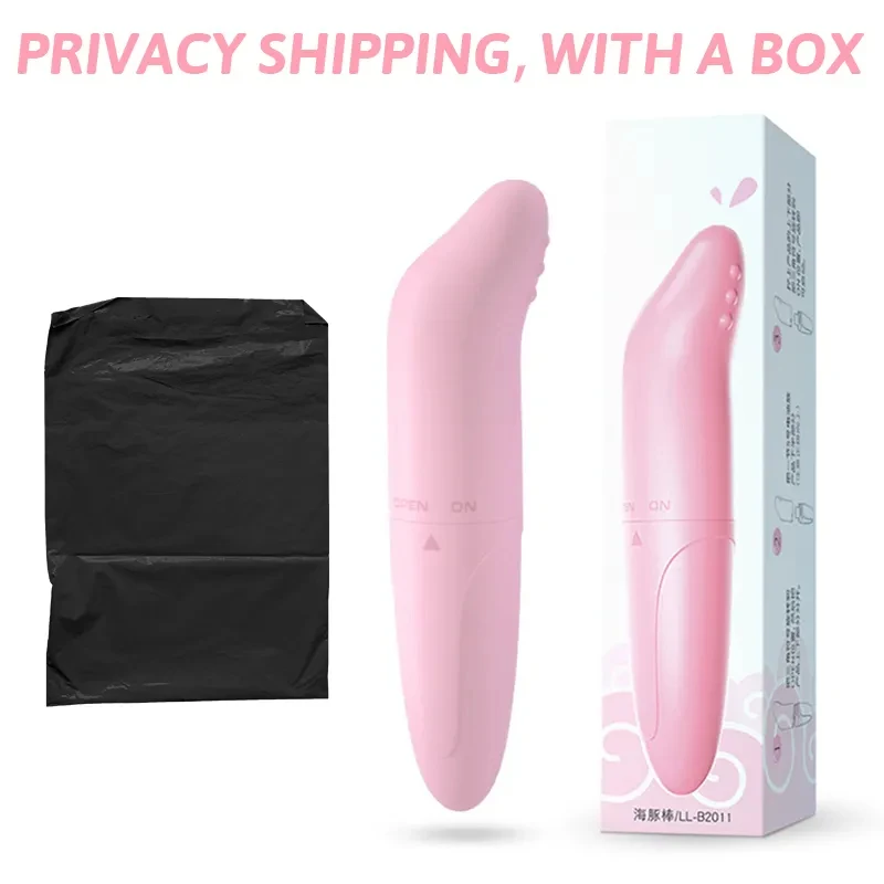 Japan Mini AV Bullet Vibrator for Girls Powerful Stick G-Spot Mini Dolphin Wand Sex Toy with USB Power Supply