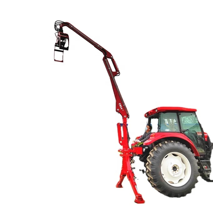 Forestry Tractor Timber Crane Logging Lifting Crane