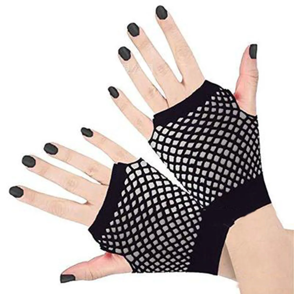 mesh gloves fingerless