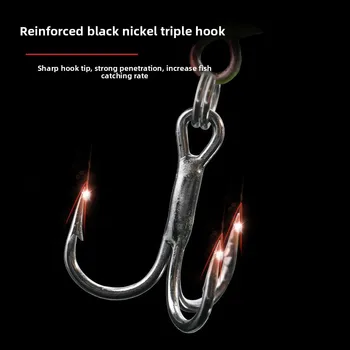 Cheery Rotating Sequins Metal Composite Suitable All Swimming Layers Long-distance Casting Lure Hooks Artificial Bait Bass – Metal Jig – view 5