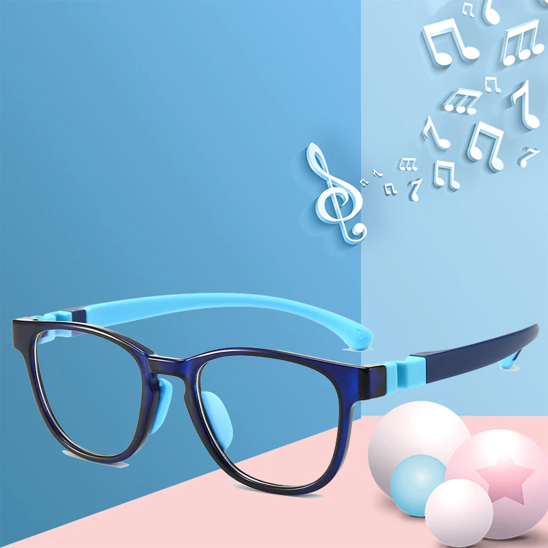 Occhiali da vista flessibili con aste rimovibili occhiali da vista  innovativi per bambini montature da vista occhiali con blocco della luce  blu