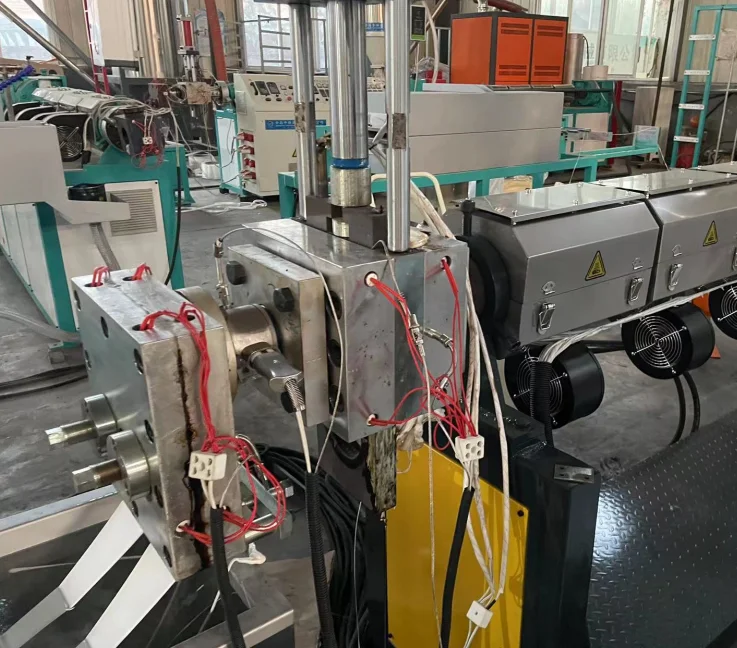 Automatic Plastic Pp Pet Packing Rope Strap Tape Band Belt Extruder Making Machine Production Line