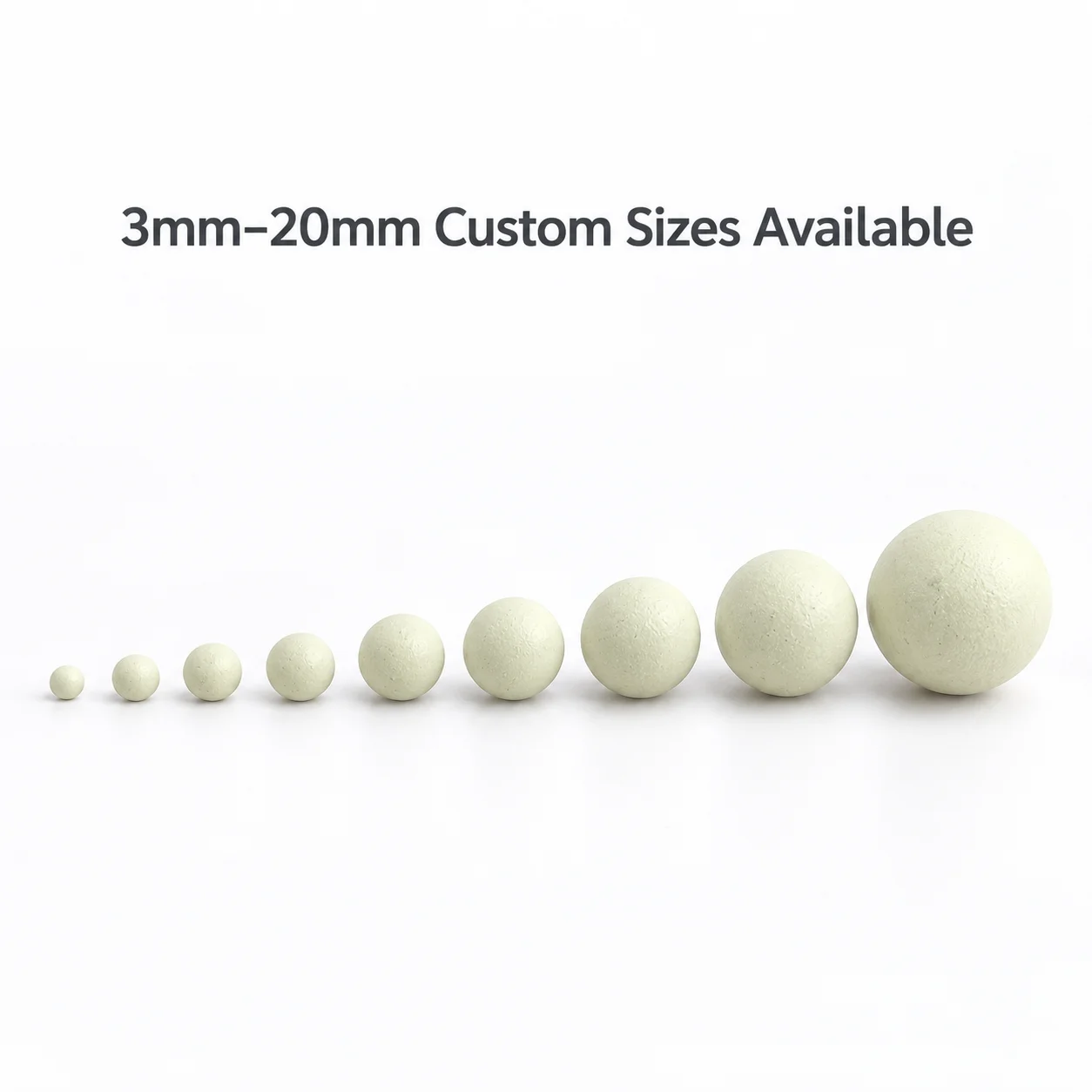 直径4mm・5mm・6mm・8mm・10mm・12mm・15mm・20mmの夜光塗装鋼球（装飾品・手工芸・おもちゃ・産業用途向け）