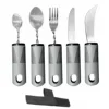 Grey large handle 5-piece set with belt