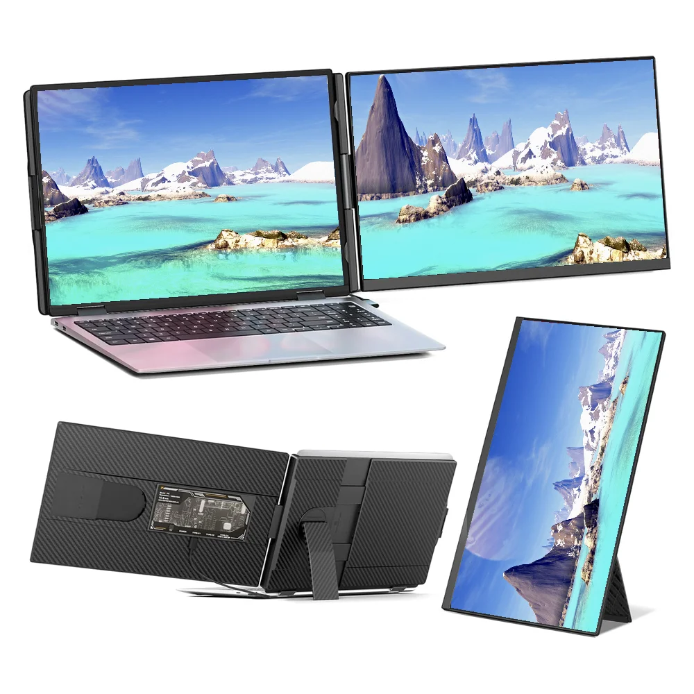 Laptop Dual Screen Extender P5 - Portable Monitor 15.6 FHD