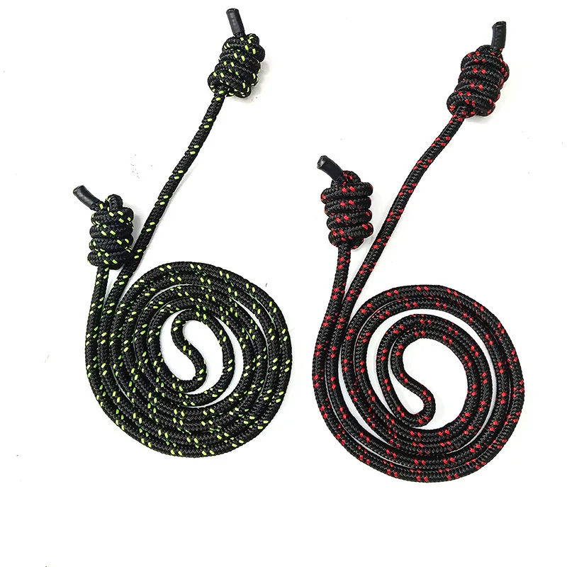 Adjustable Double Braid Workout Rope Home Gym Cardio Weighted Flow Rope ...