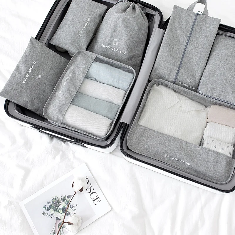 Hot Selling 7pcs Set Large Travel Cubes 