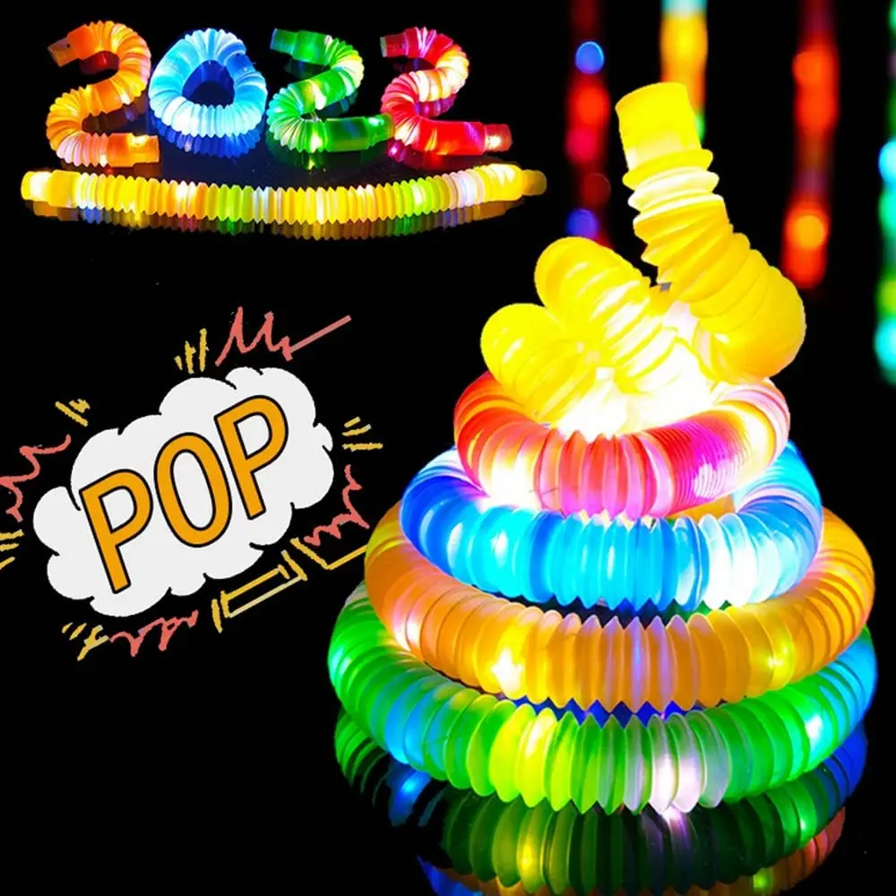 2022  Lights up Pop Fidget Tubes Toy Party Favors LED Glow in The  Dark Party Supplies Sensory Toys for Autistic Children - China Toys and  Fidget Toys price