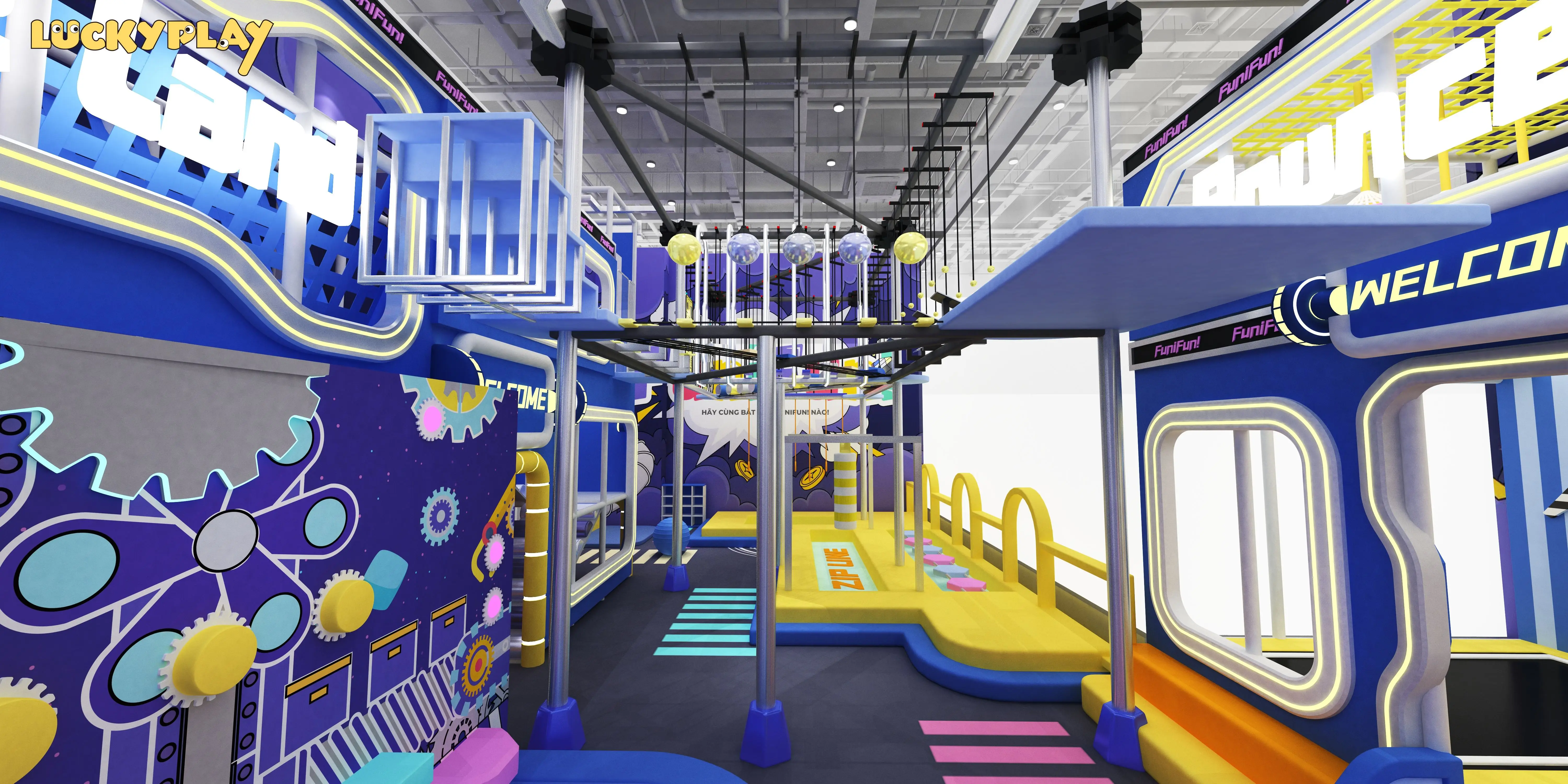 Bespoke 2026 Exhibition Adventure Theme Commercial Indoor Playground and Indoor Kids Playground with Custom Design