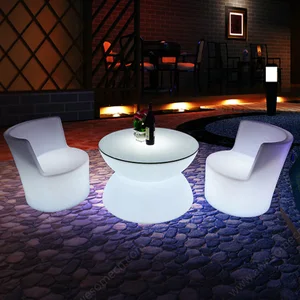 Wireless Luminous Multi-colored bar Chair for Party Event Beach Patio