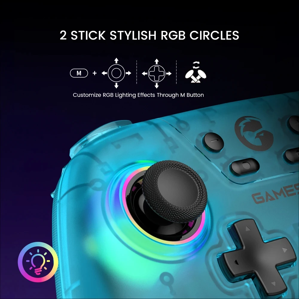 For GameSir T4 NS Nova for Bluetooth Wireless Game Controller with Hall Effect Switch Grip Cell Phone Motor Joystick Motor
