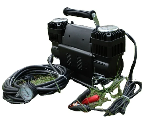 Gonfleur De Pneus 12V TIREWELL - Double Cylindre Métal - Pression Max 150 PSI - Pour SUV, Camions, Camping-cars