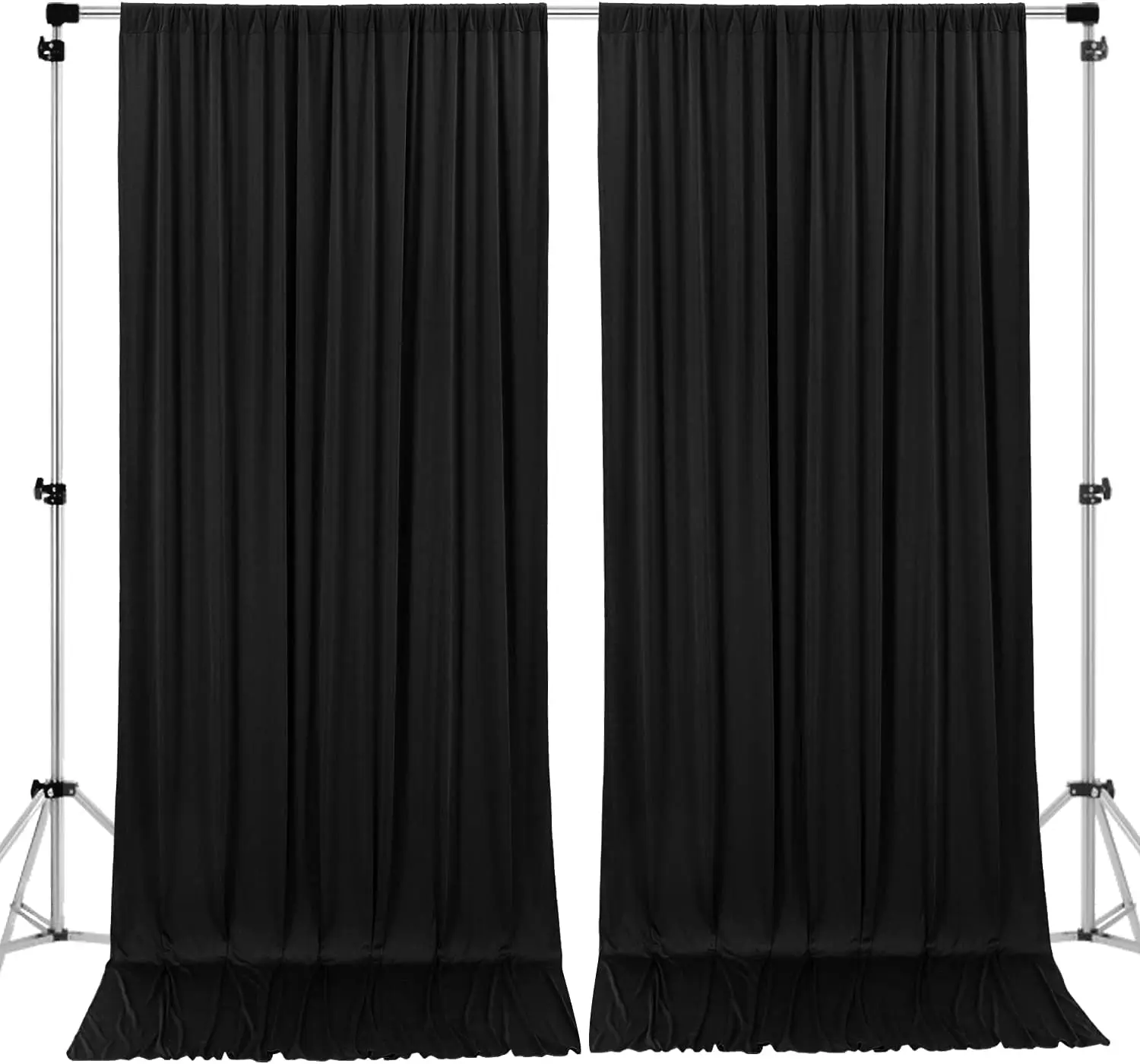 10ft X 5ft White Backdrop Curtain For Parties Wedding Wrinkle Free Backdrop Drapes Panels For