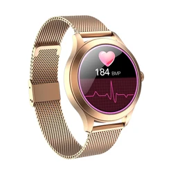 Kingwear Latest KW10 pro Fashion Luxury Precise Heart Rate Blood Oxygen Stainless Steel Ladies Smart