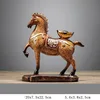 Brown stallion figurine
