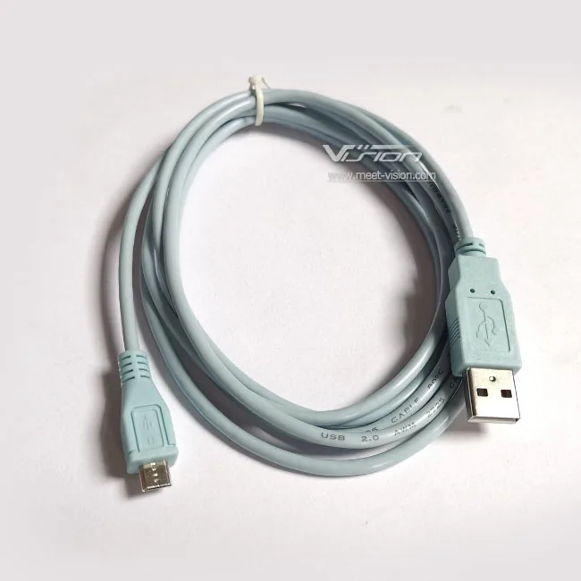 C1111-4P USBコンソールケーブル 6FT マイクロUSB スカイブルー