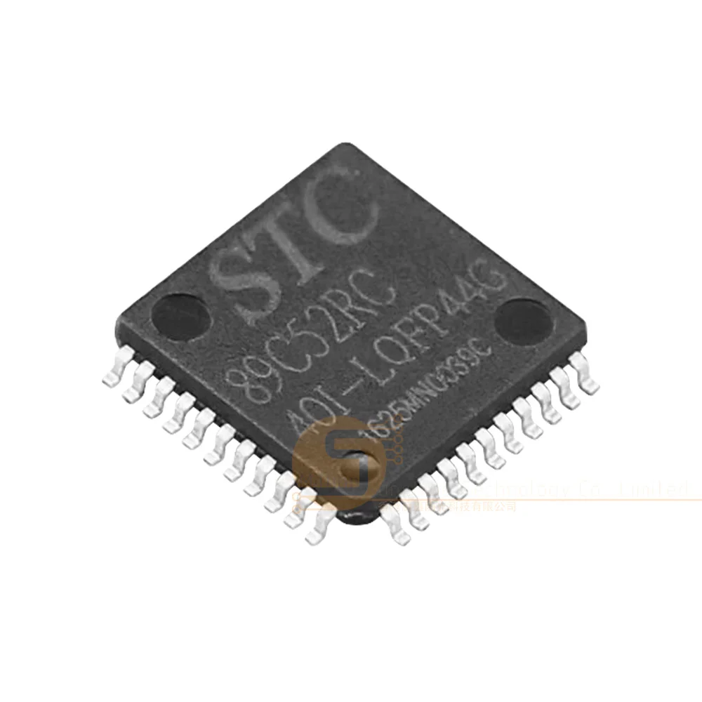 STC89C52RC-40I LQFP44 8051 Microcontroller 40MHz Industrial Control Embedded System