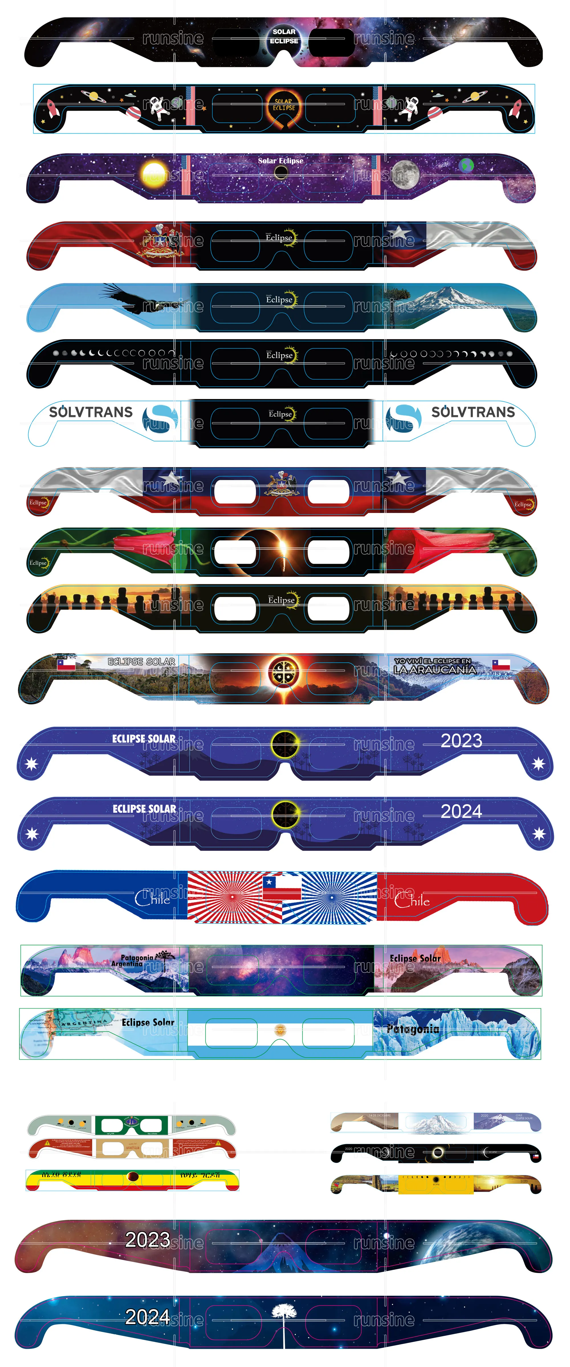 2023 Solar Eclipse Glasses Wholesale Iso Certified Solar Eclipse