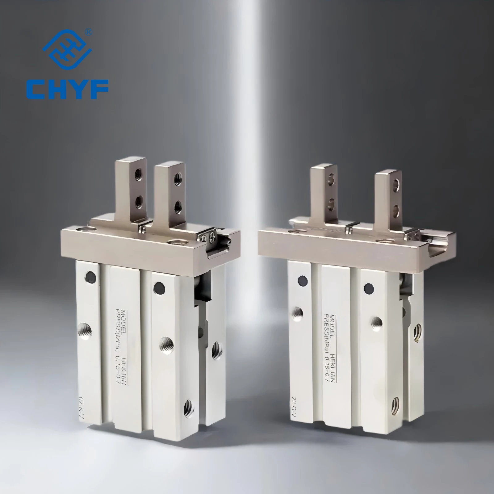 product airtac hfk series air gripper parallel style with guide track  roller bearing hfk10 hfk10b hfk10m hfk10n-7