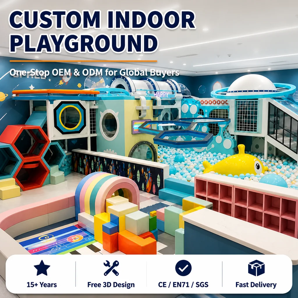 Kids Indoor Soft Playground Naughty Castle Equipment CE Certified Ball Pit Slide Climbing Wall Foam Padded for Commercial Zone