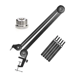 Factory wholesale flexible adjustable durable metal scissor suspension dest condenser microphone arm stand high quality