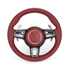 Wide Red Leather