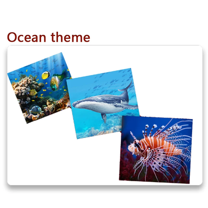 QS View Master Animal Picture Silicone Mini Stereo Viewer Machine Film Reels 3D Kinetoscope Viewing Camera Toys