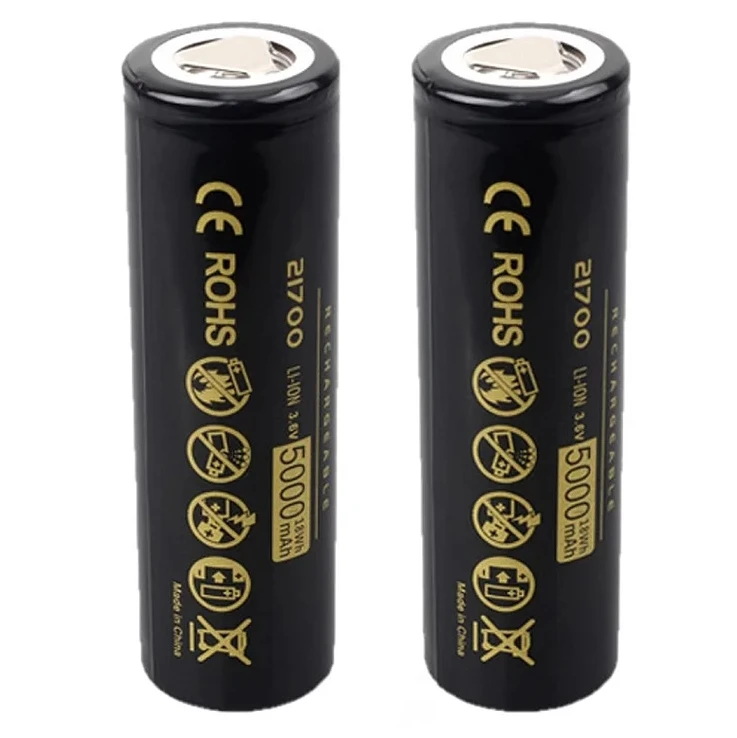 Sofirn 5000mAh 21700 Rechargeable Li-ion Battery for LED