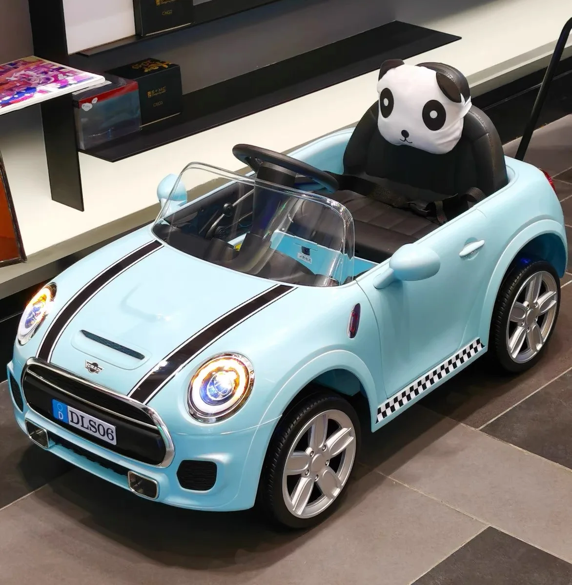 Mini Cooper Baby Electric Car Remote Control Mini Cooper Ride - Main Image
