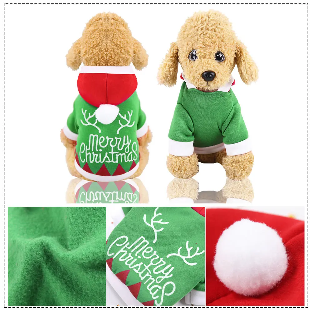2021 New Custom Popular Christmas Wear Dog Products Santa Claus Dog