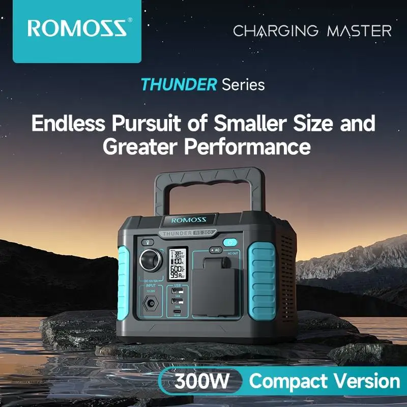 Romoss RS300 Portable Power Station - Fast Charge & Reliable