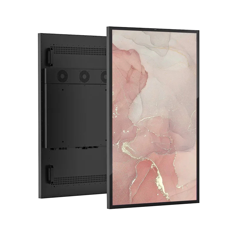 Outdoor Tv Waterproof 4k 3000nits Smart Televisions Full Sun Tv IP66 Advertising Lcd Display