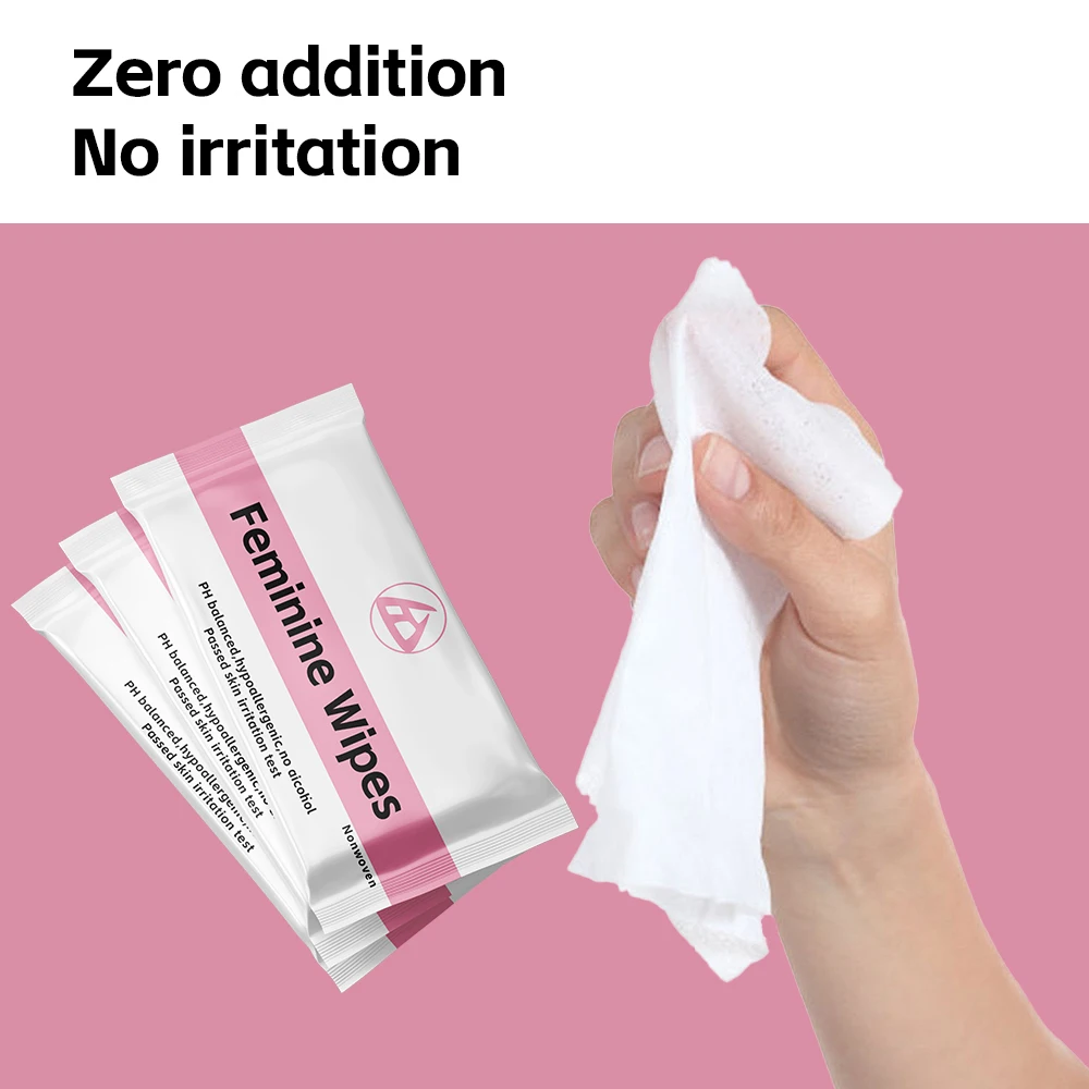 Aloe Feminine Wipes Ecofriendly Adults Female Toilet Wet Flushable