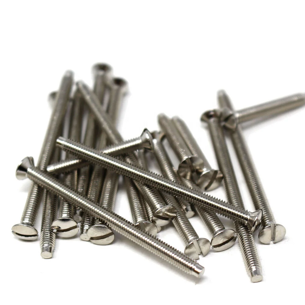 Kahon ng Sockets ng Kuryente Turnilyo M3.5 (3.5mm) x 35mm (Karaniwang Haba na Iba't Ibang Stainless Steel Flat Head Machine Screw