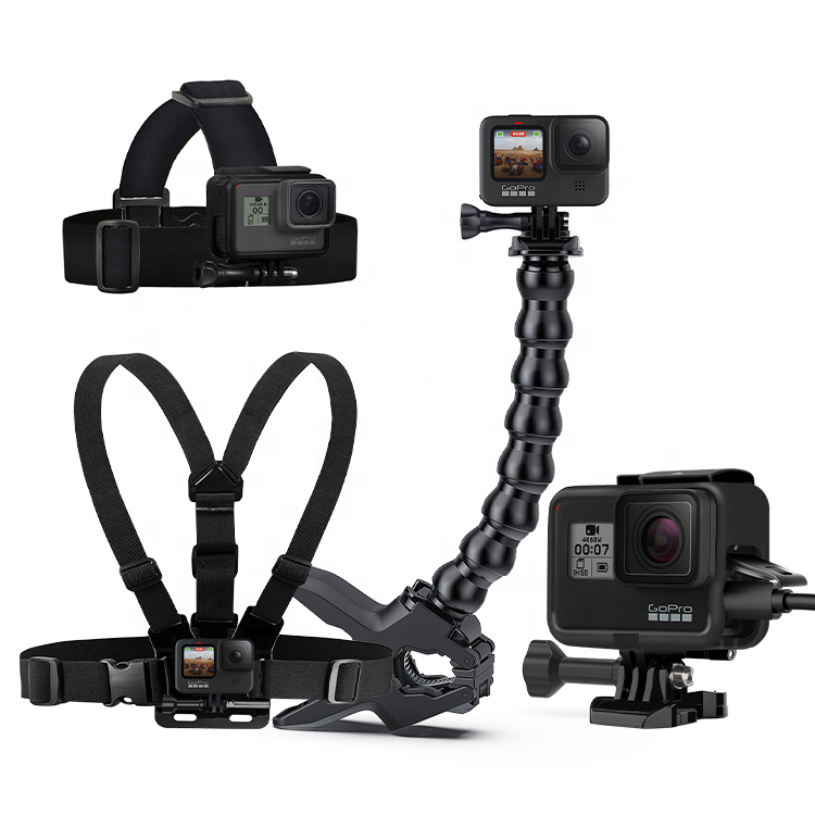 Osmo Экшн-камера нагрудный головной ремень Gopro Алюминиевый быстросъемный Session 4 5 6 7 8 9 10 крепление Gopro адаптер набор аксессуаров