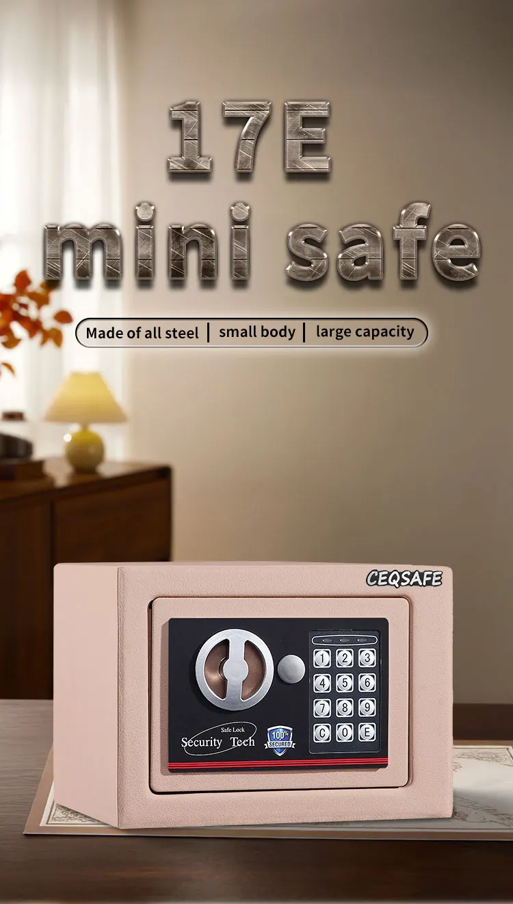 CEQSAFE Wholesale Price Mini Safe Box Kid Child Own Deposit Box High Security Box Save Money As Gifts details