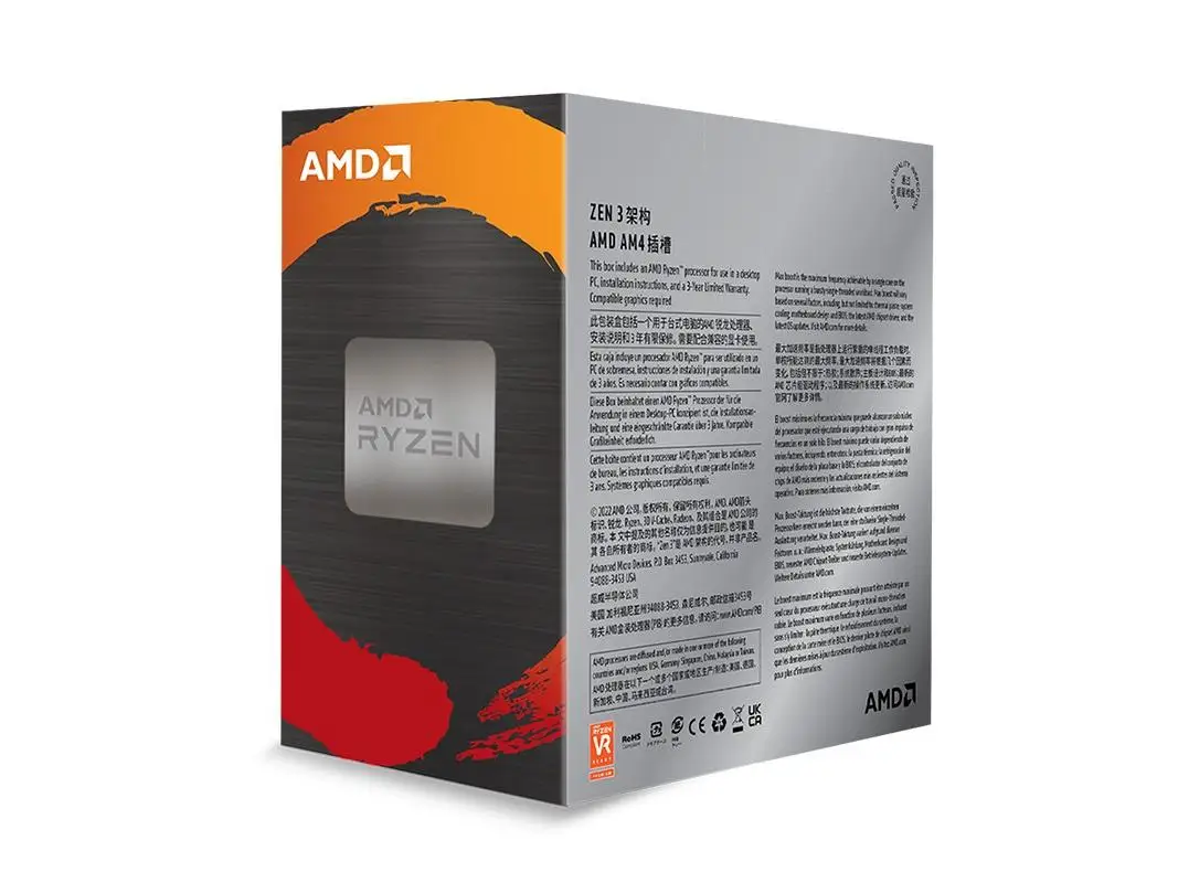 AMD Ryzen 7 5800X3D CPU - 3.4 GHz Frequency, 4MB L2 Cache