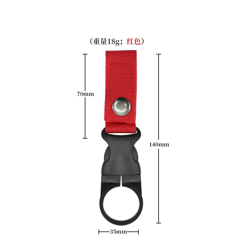 Multifunctional Hanging Buckle Nylon Kettle Buckle Suitable for Tactical Backpacks Belts Hanging Buckle