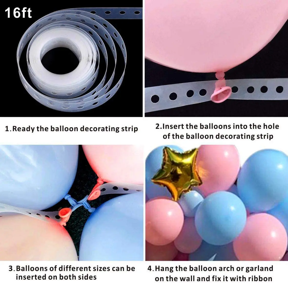 127pcs Pink Blue Yellow Balloon Pastel Macaron Party Balloons Garland ...