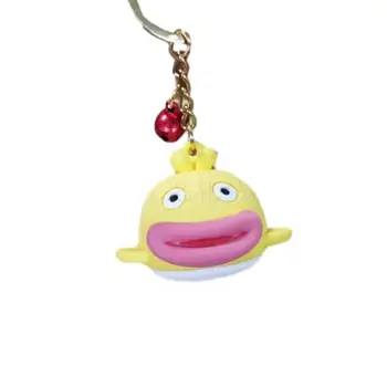 New product launch hand-embossed 3D keychain kawaii design silicone cartoon ornaments pvc crafts