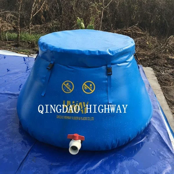 PVC 2M3 Training Water Tank, Onion Shape Water tank for Fire Fighting Fire Control