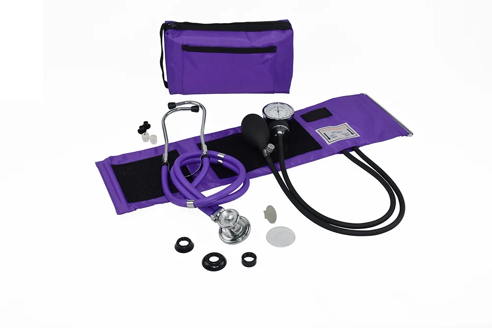Jasun Dial Calibration Manual Aneroid Sphygmomanometer With Stethoscope