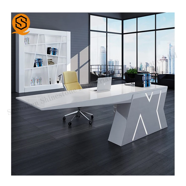 Luxury Design Office Furniture Desk boss Table Manager Acrylic Table