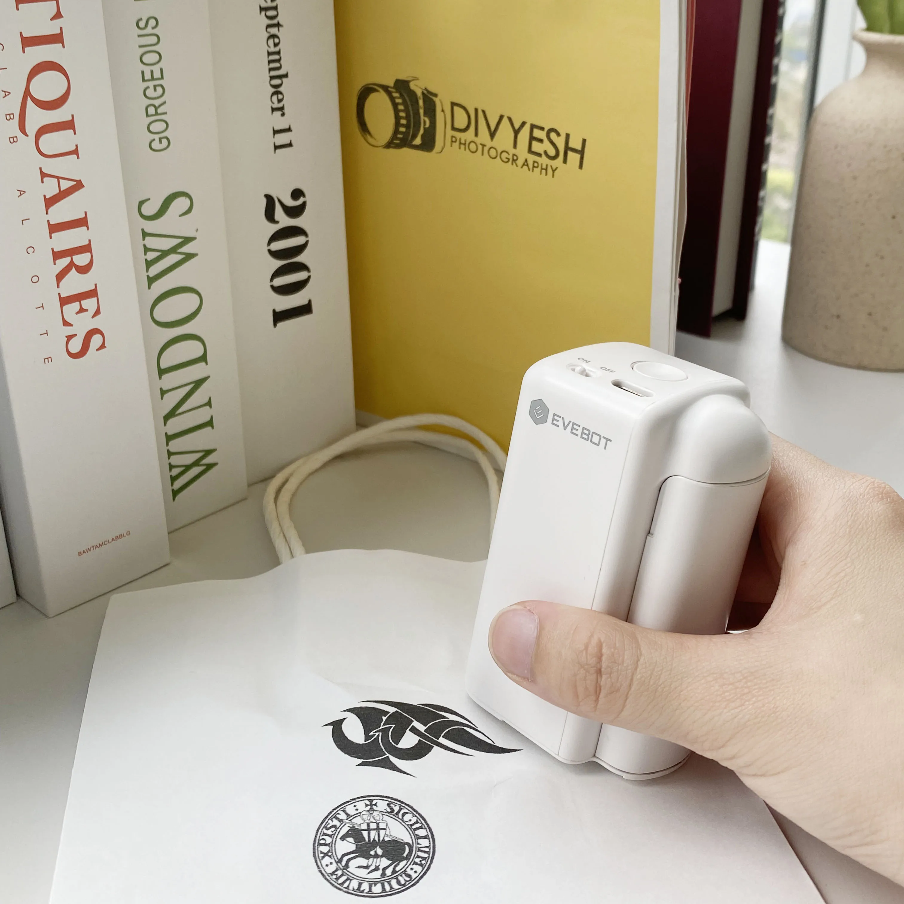 Portable Handheld Inkjet Printer - EVEBOT Printpods for DIY Crafts