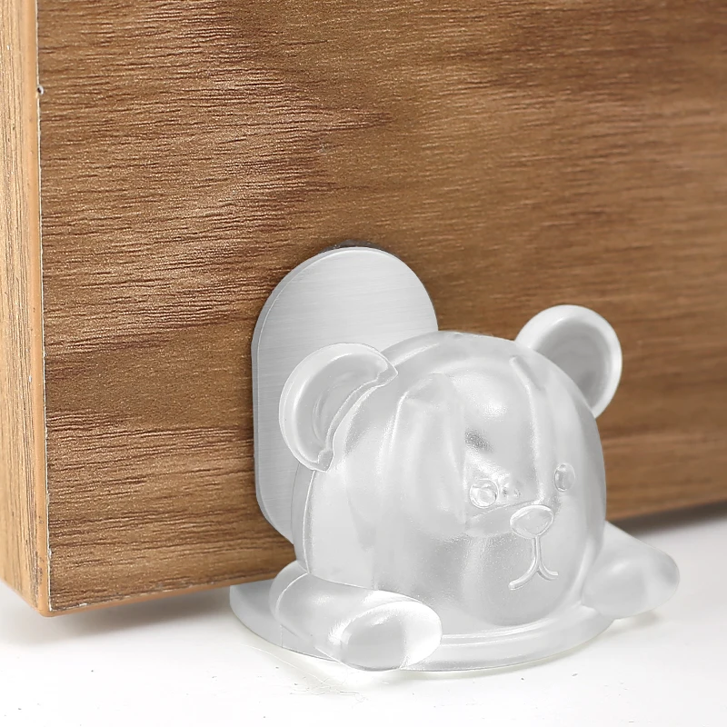 Милый стиль мультяшное украшение животных силиконовый дверной стопор Клин для дома и офиса резиновый