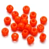 ลูกปัดอะคริลิคสี่ทาง - สีส้ม
