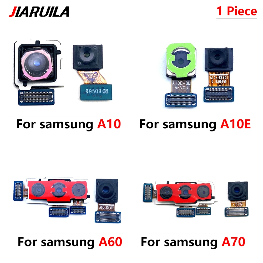 Mobile Phone Back Camera Front Camera for Samsung A10E A10 A20 A30 A40 A50  A60 A70 A80 Rear Camera Module Flex Cable Replacement