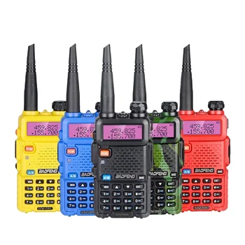 walkie talkie  Dual-band Intercom Baofeng UV-5R Two-way Radio Black Digital Mobile Radio Handheld